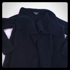 Navy cable knit Vince sweater